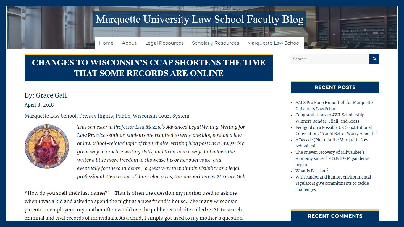 Changes to Wisconsin’s CCAP Shortens the Time that Some Records are ...